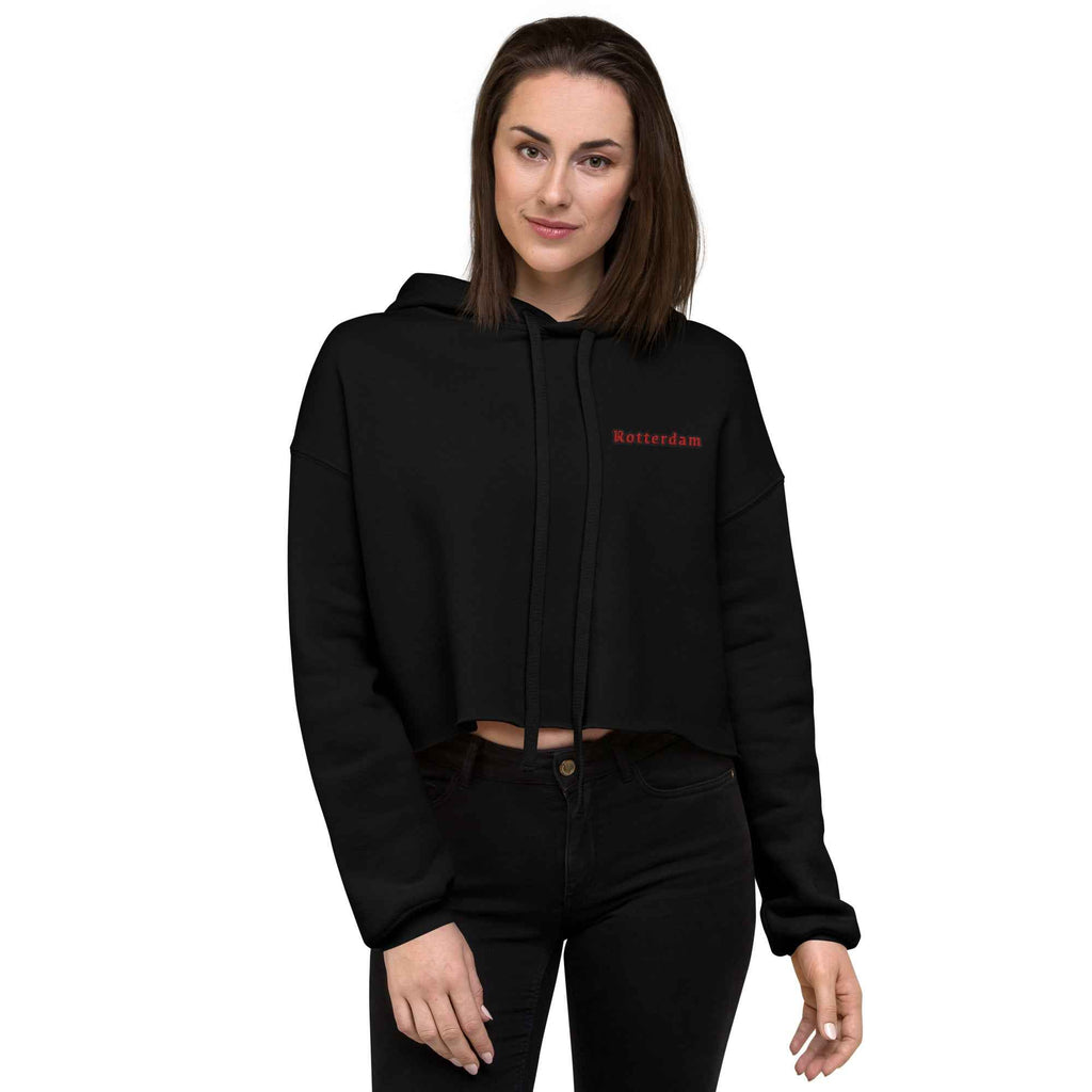 R'dam crop hoodie
