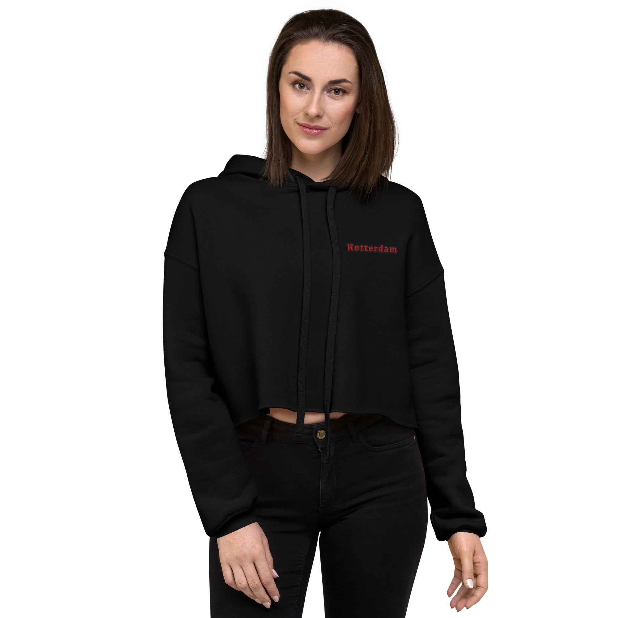 R'dam crop hoodie
