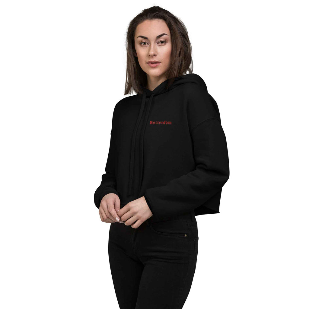 R'dam crop hoodie