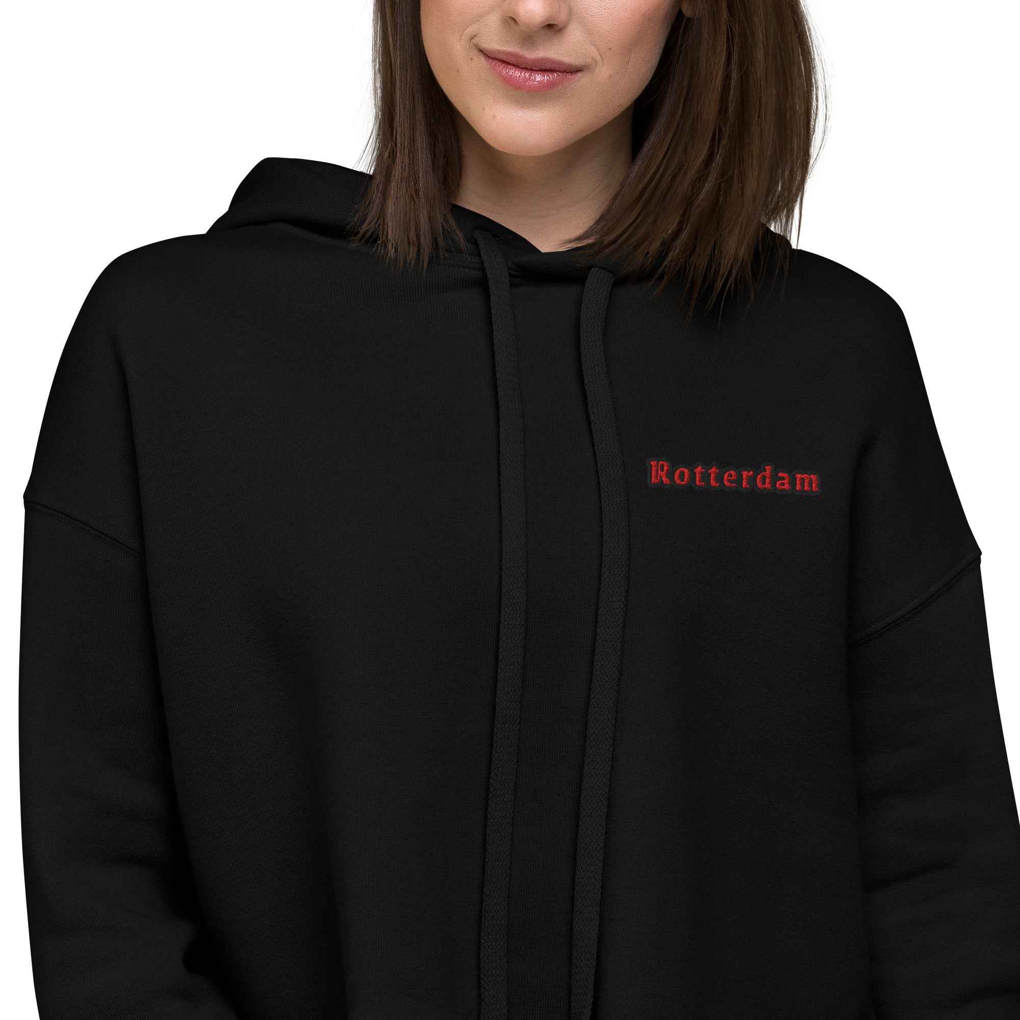 R'dam crop hoodie