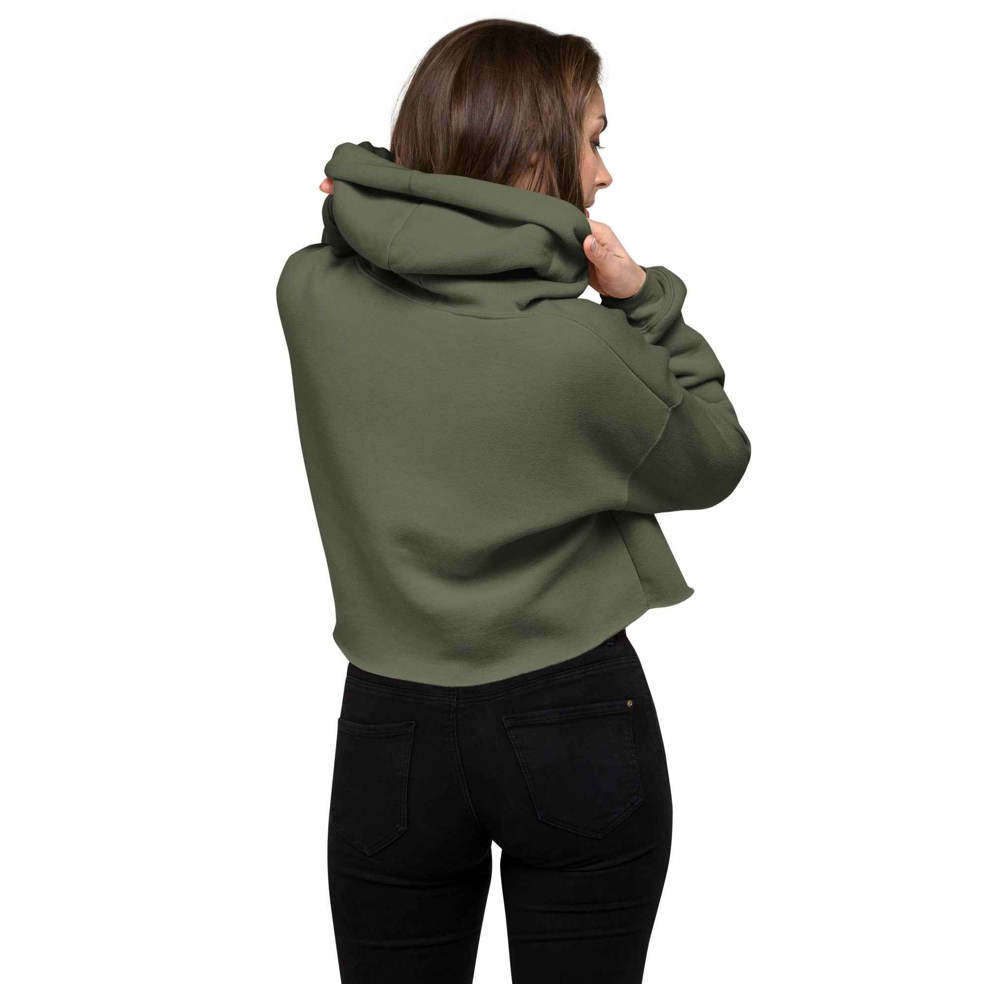 R'dam crop hoodie