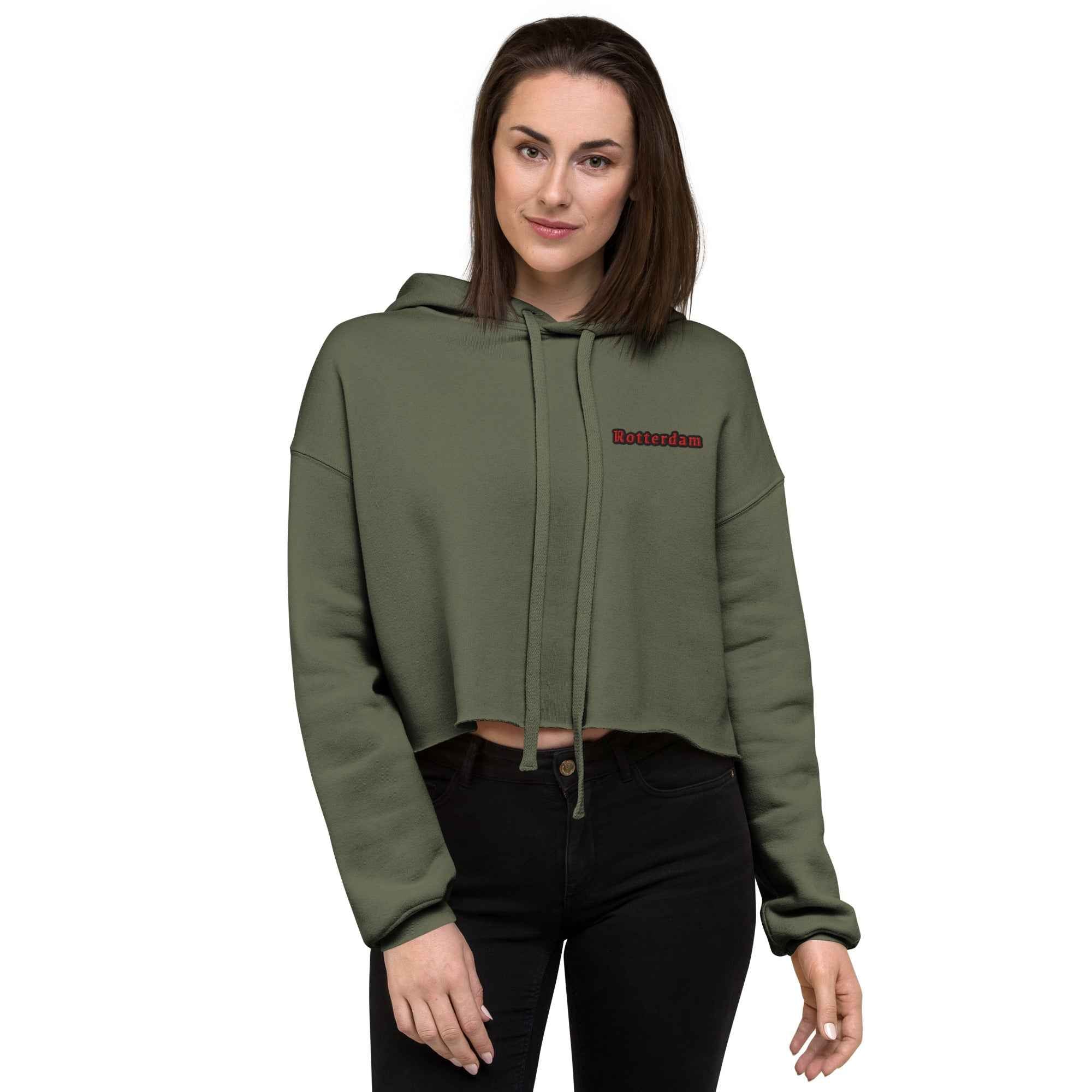 R'dam crop hoodie