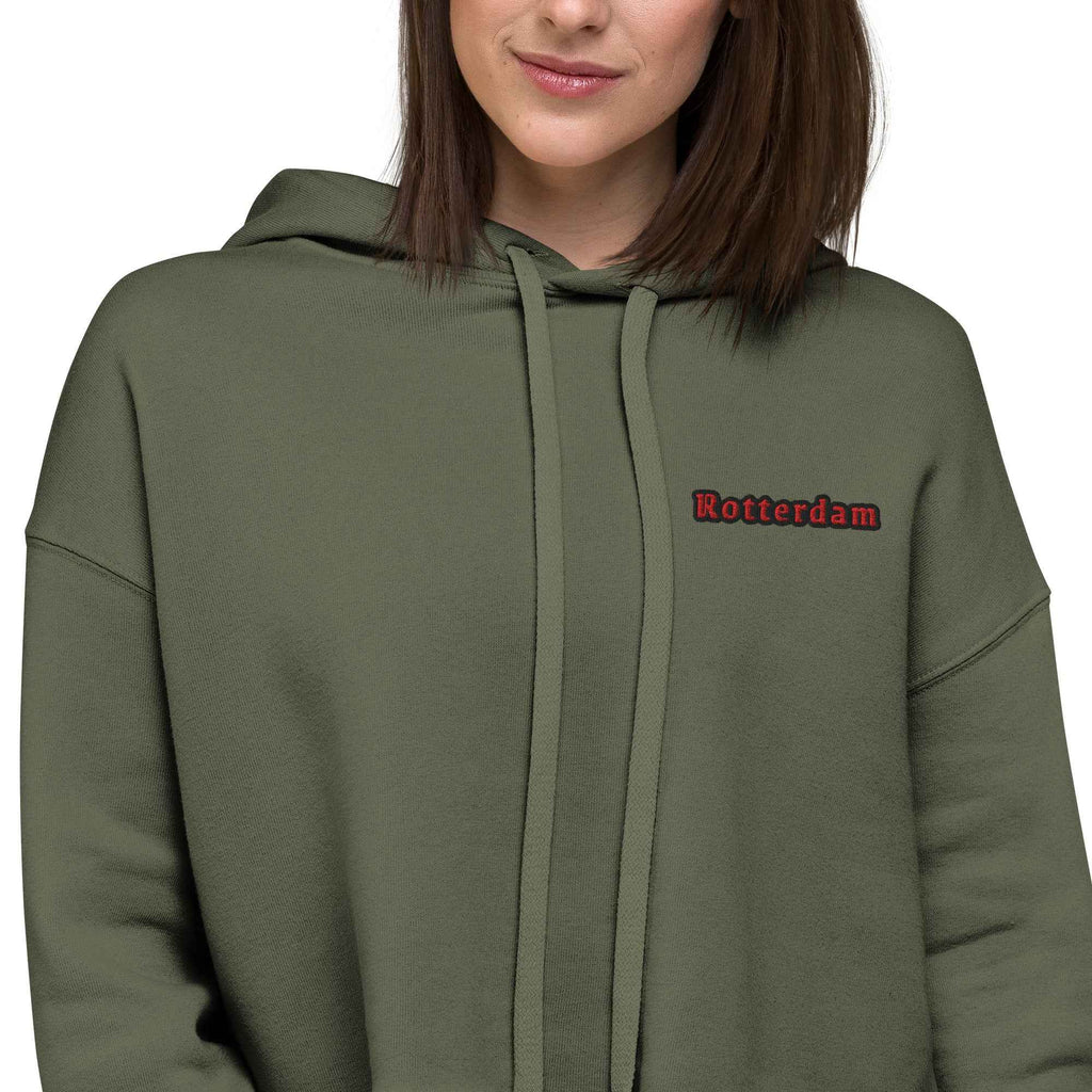 R'dam crop hoodie