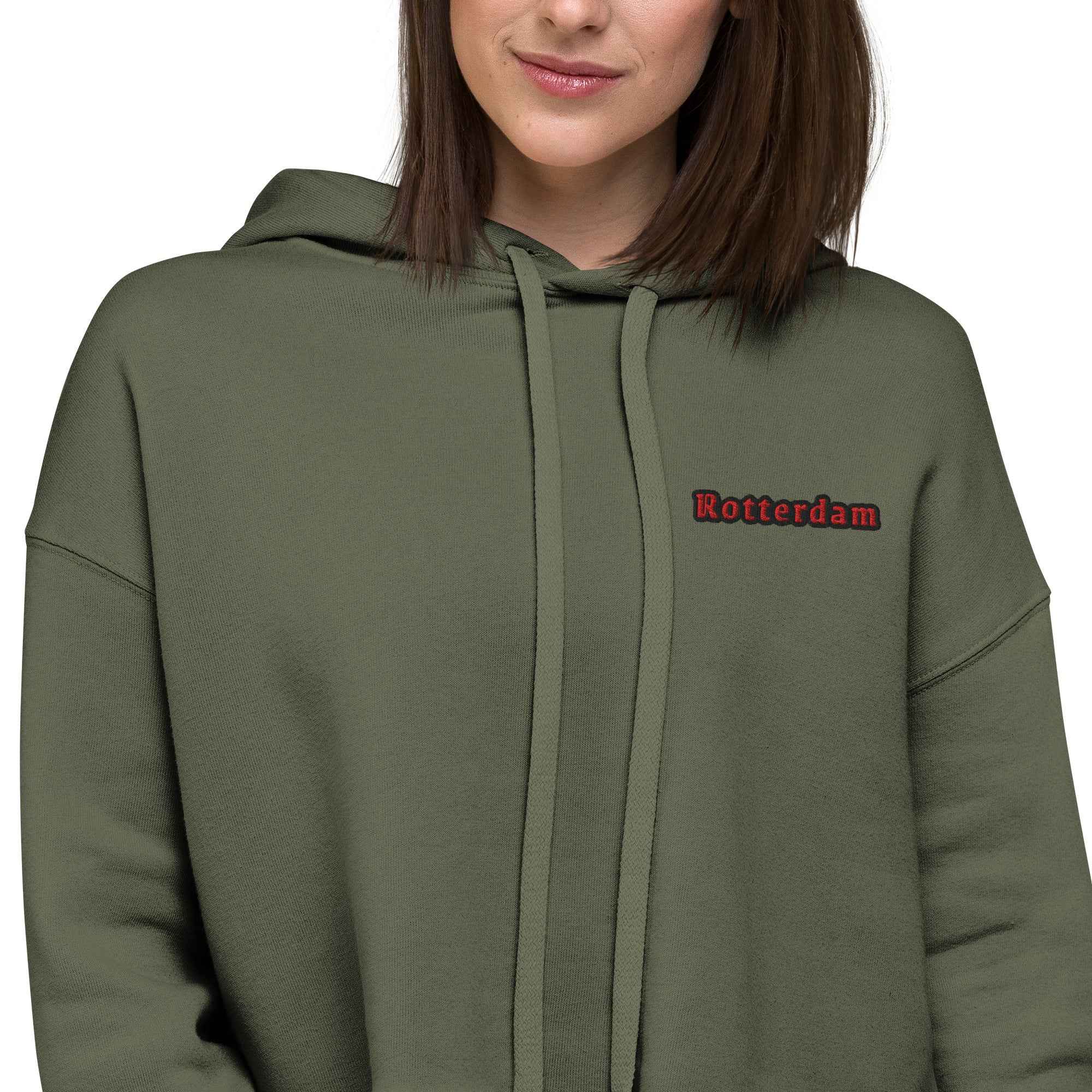 R'dam crop hoodie