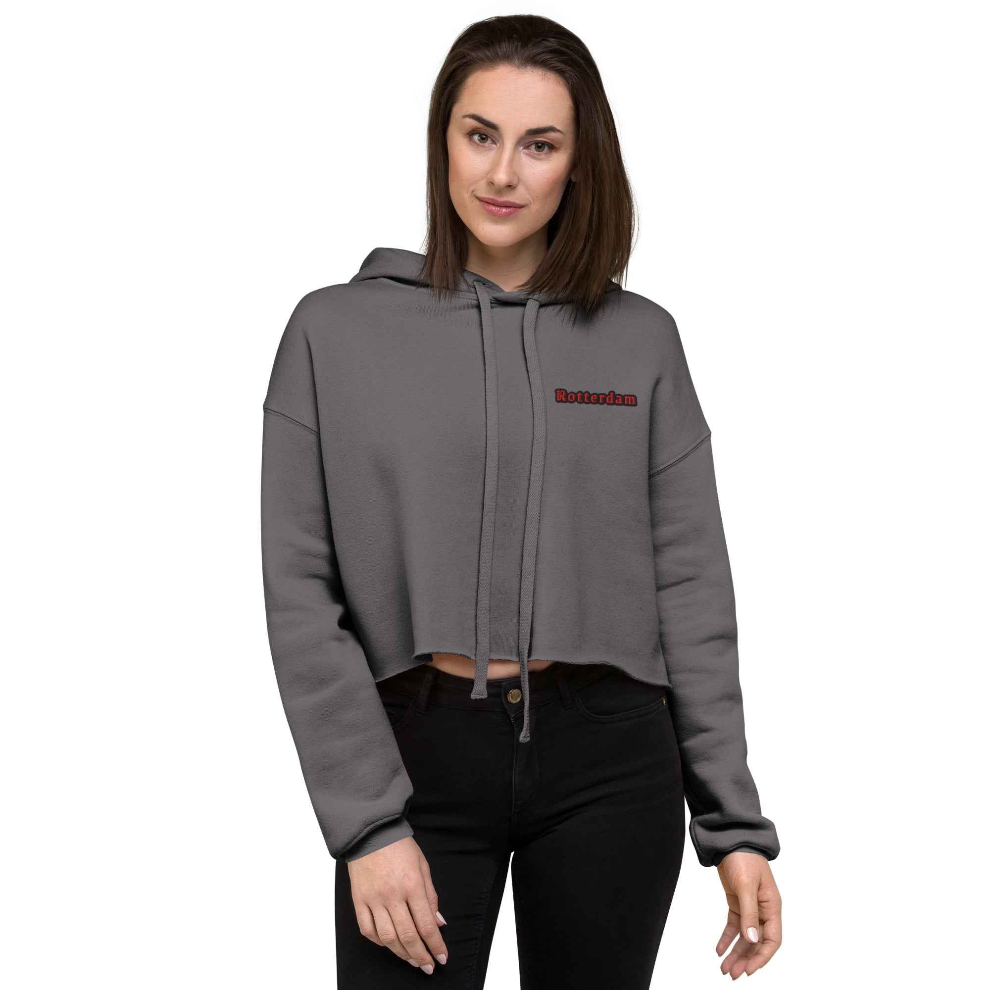R'dam crop hoodie